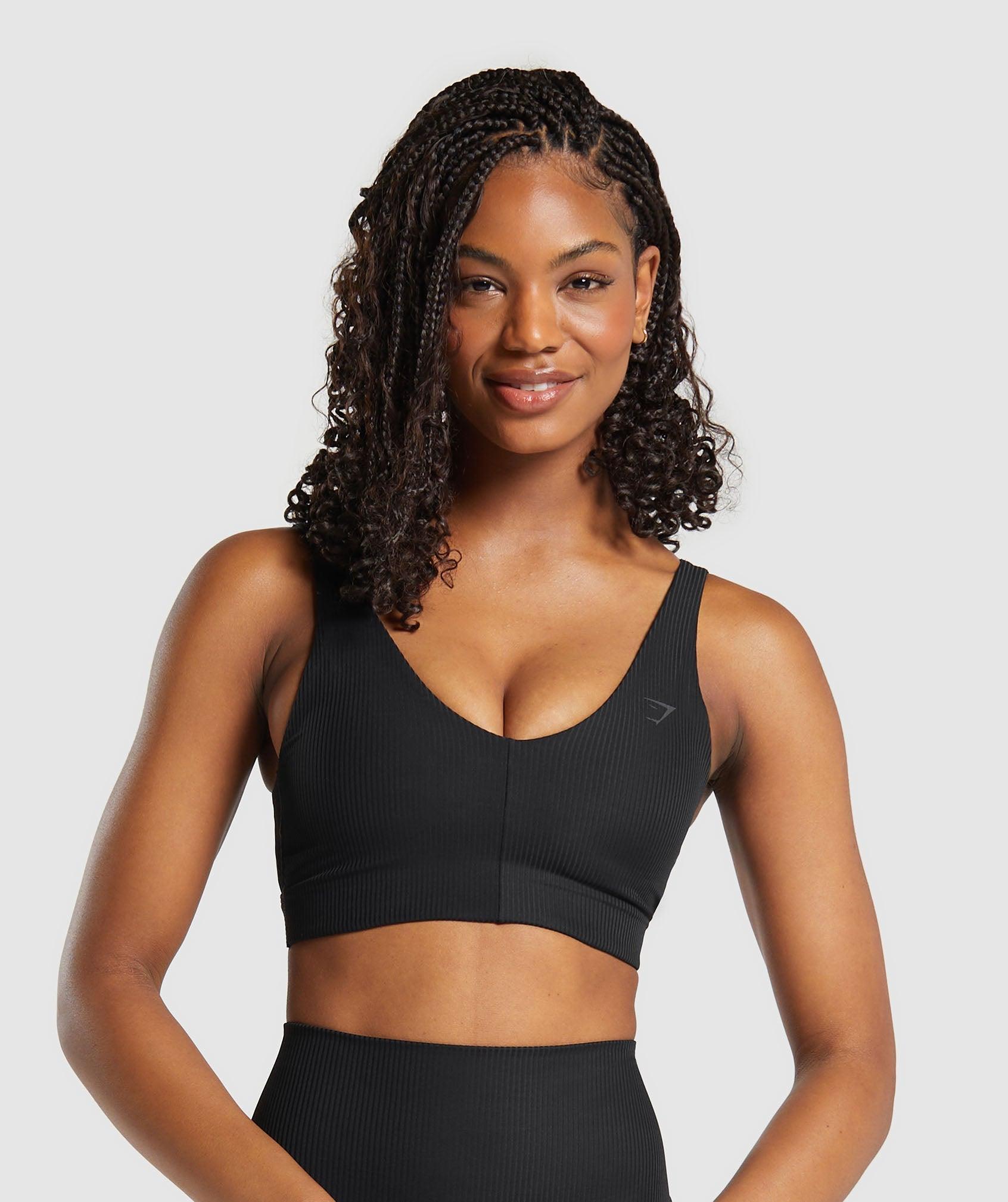 Ribbed Sports Bra Product Image