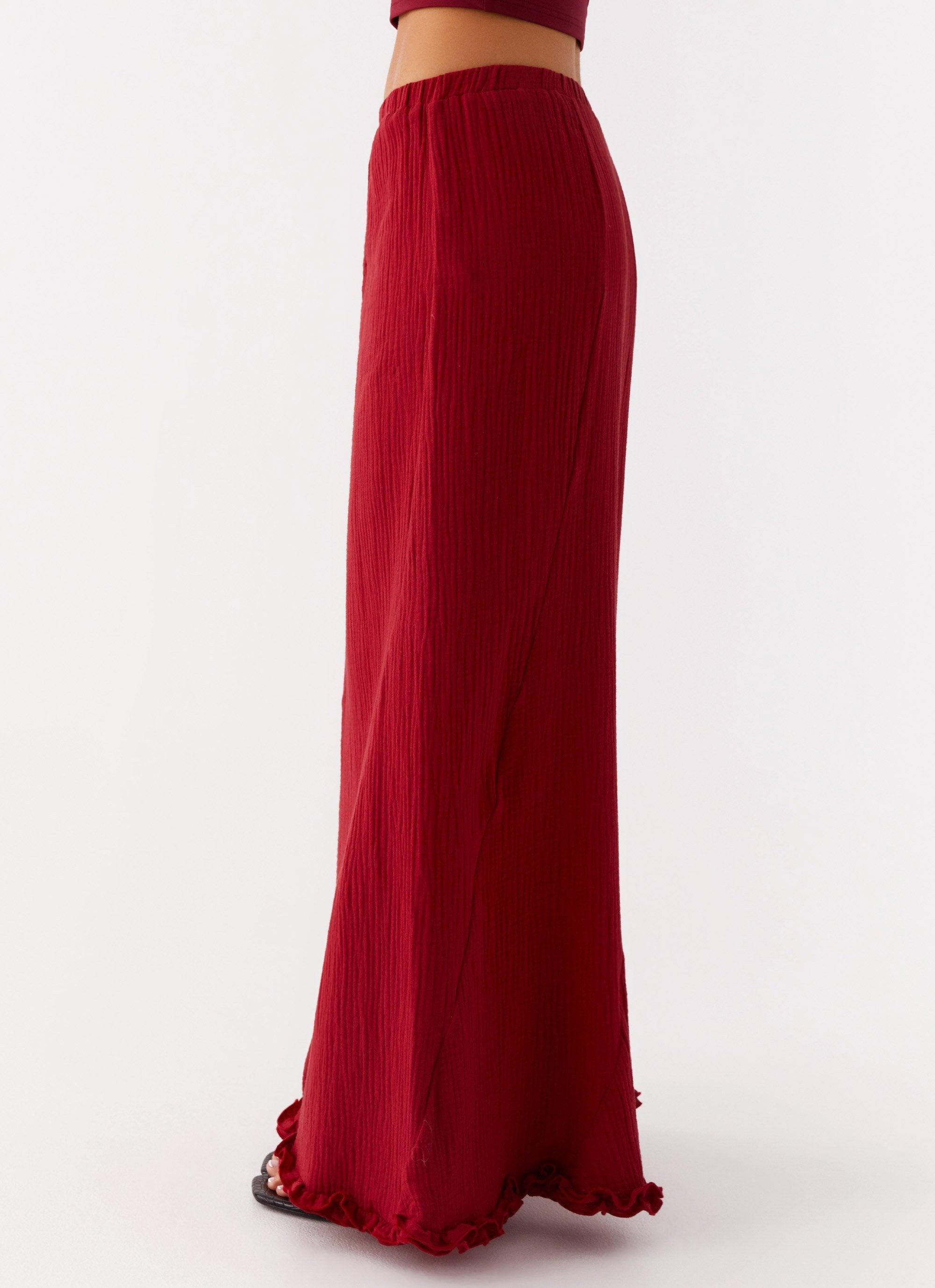 Chamberlain Maxi Skirt - Rhubarb Product Image