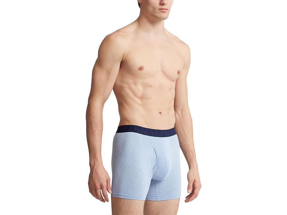 Polo Ralph Lauren Classic Stretch Cotton 5-Pack with Cooling Modal Bonus Boxer Brief (Spring Navy Heather/Andover Heather/Indigo Player Camo/Jamaica H Product Image