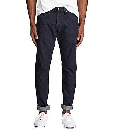 Polo Ralph Lauren Varick Slim-Straight Miller Rinse Denim Jeans Product Image