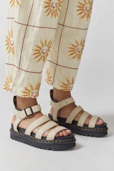 Dr. Martens Blaire Hydro Leather Sandal Womens at Urban Outfitters Product Image