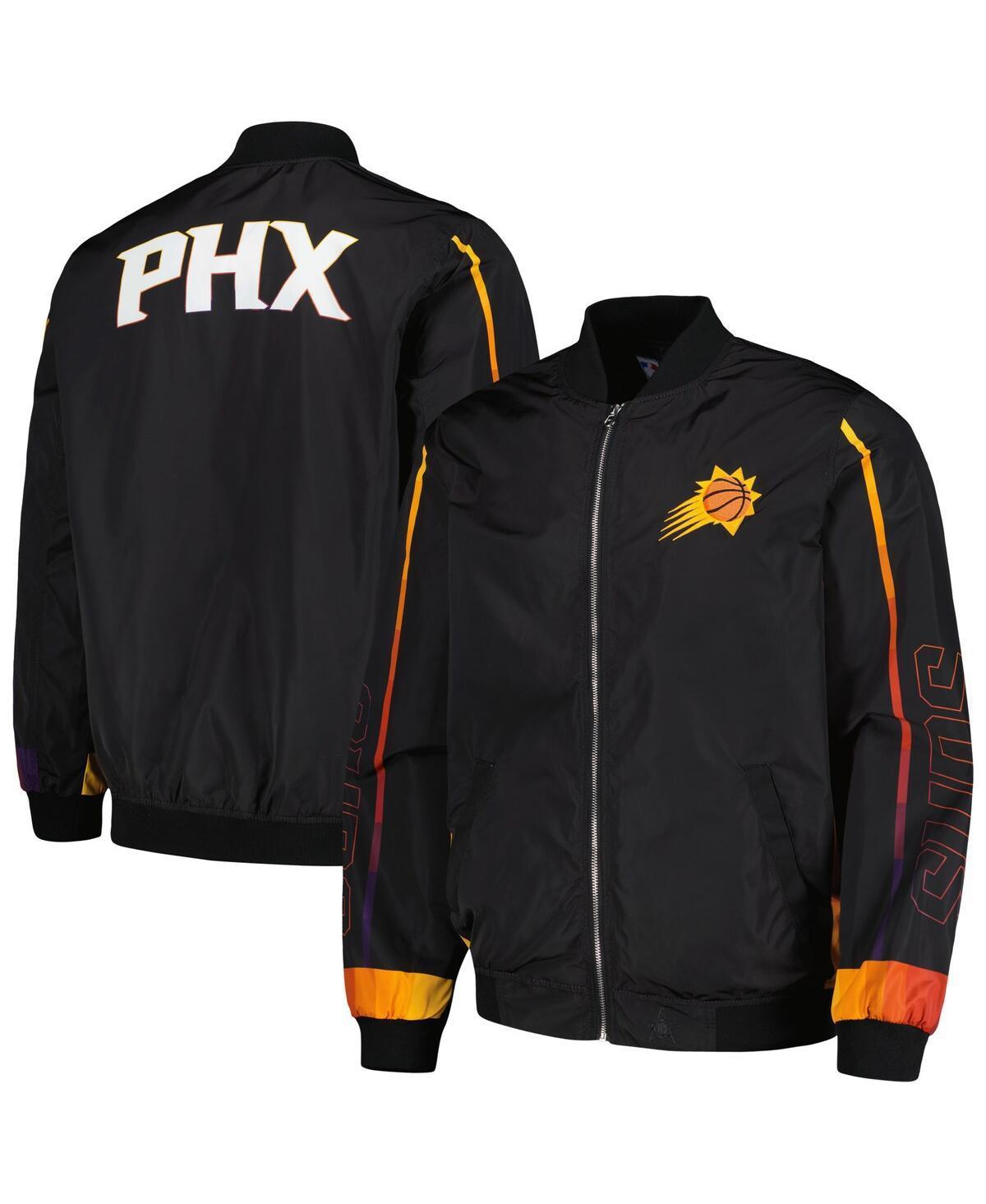 Mens Jh Design Black Phoenix Suns Full-Zip Bomber Jacket Product Image