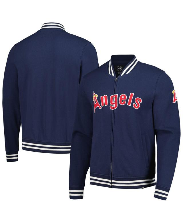 47 Brand Mens Navy Los Angeles Angels Pack Pro Camden Full-Zip Track Jacket Product Image