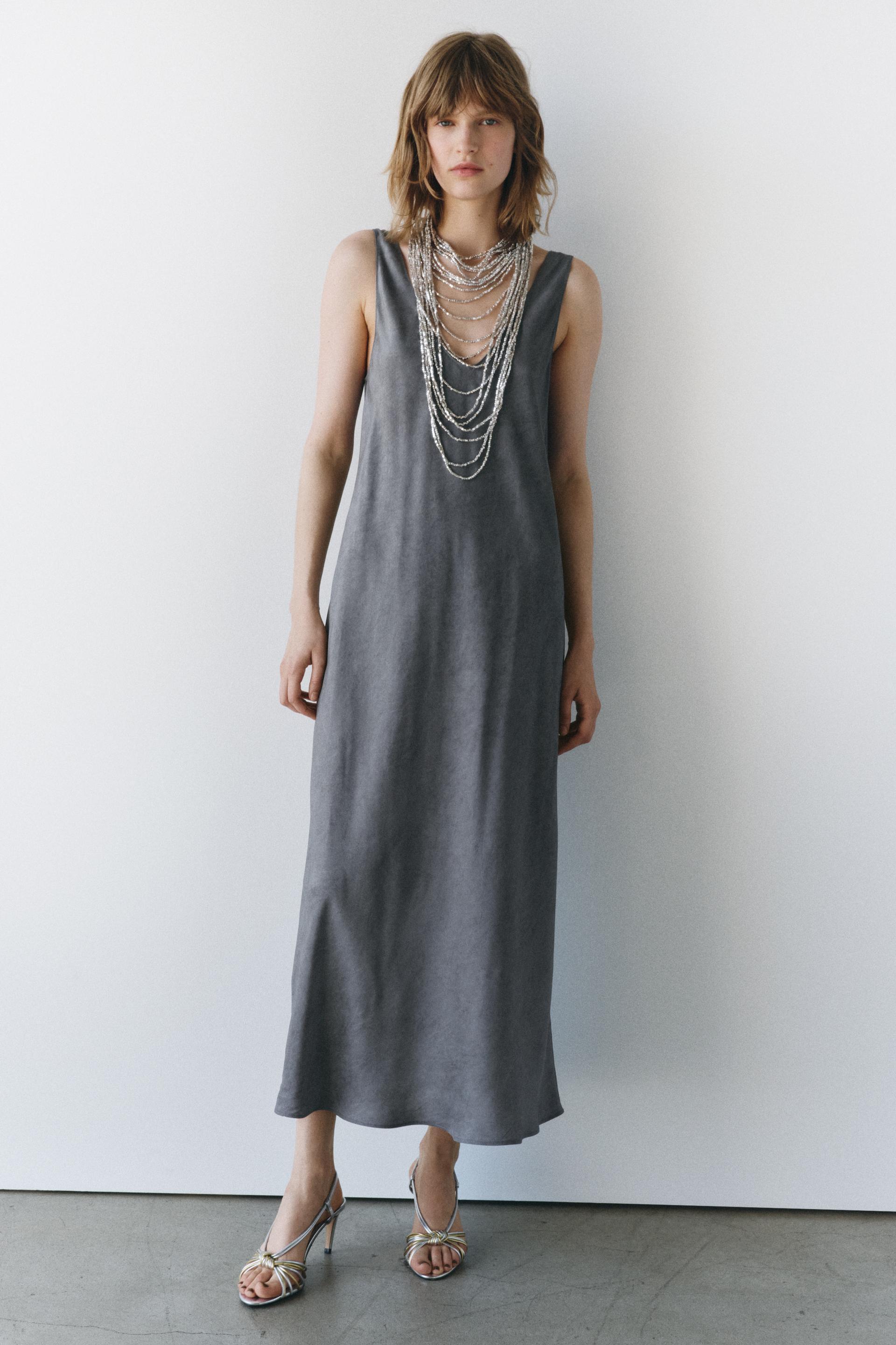 ZW COLLECTION 100% SILK SLIP DRESS Product Image