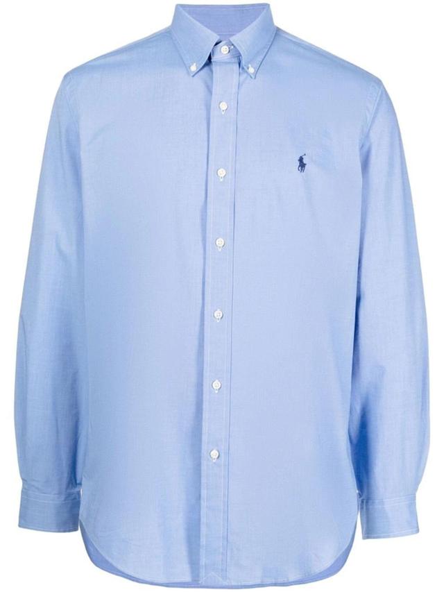 POLO RALPH LAUREN Polo Pony Button-down Shirt In Blue Product Image