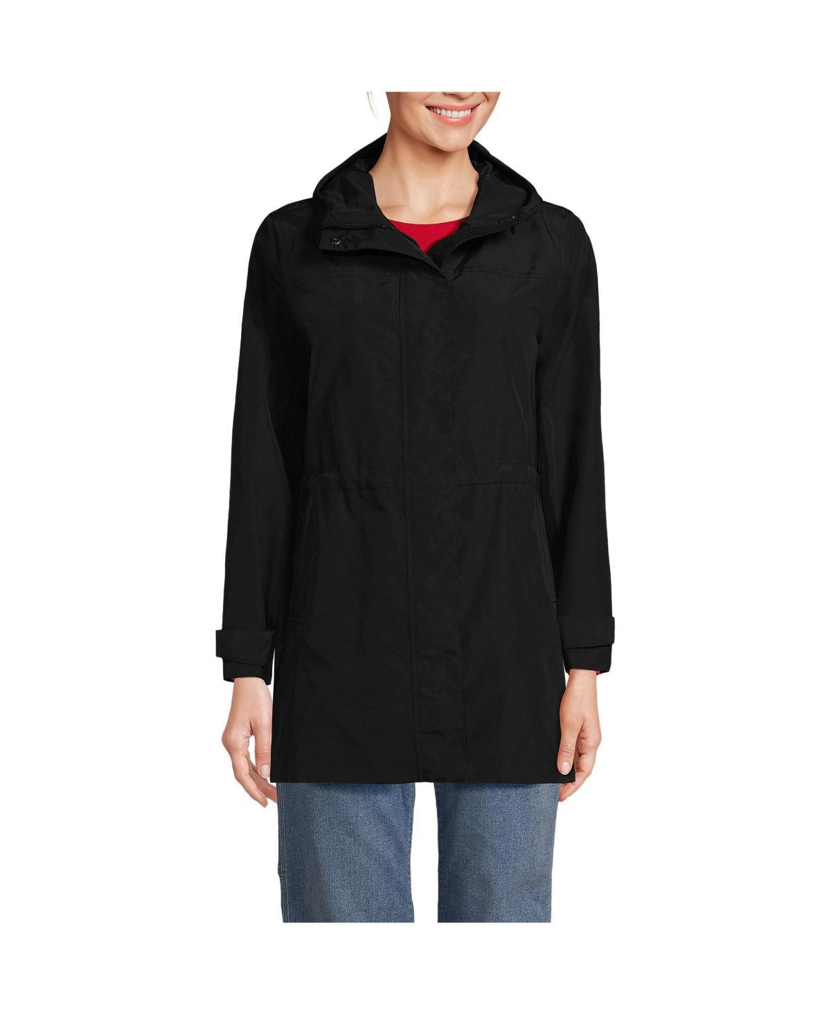 Petite Lands End Squall Hooded Waterproof Raincoat, Womens Product Image