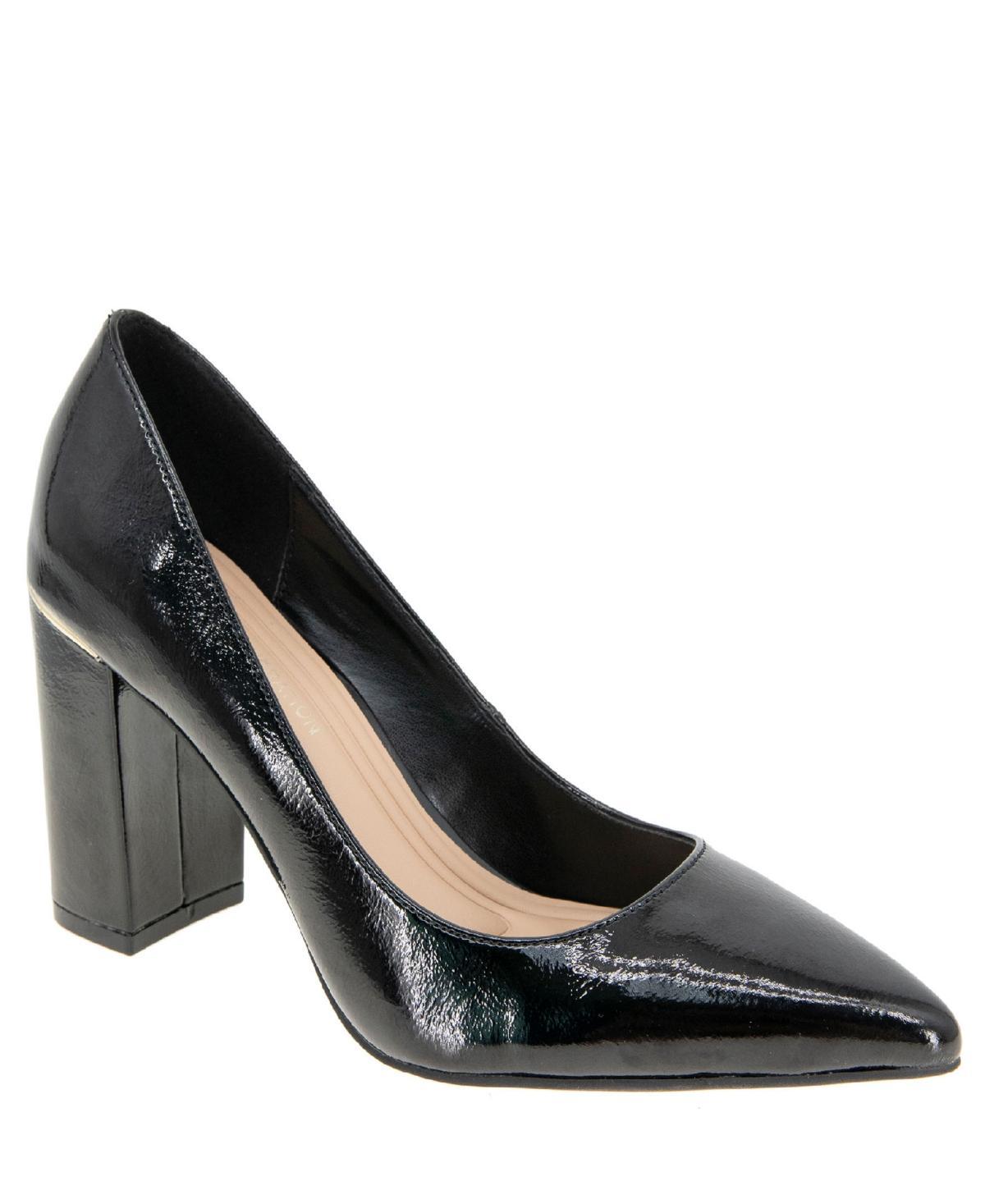 BCBGeneration Midana Patent Block Heel Pumps Product Image