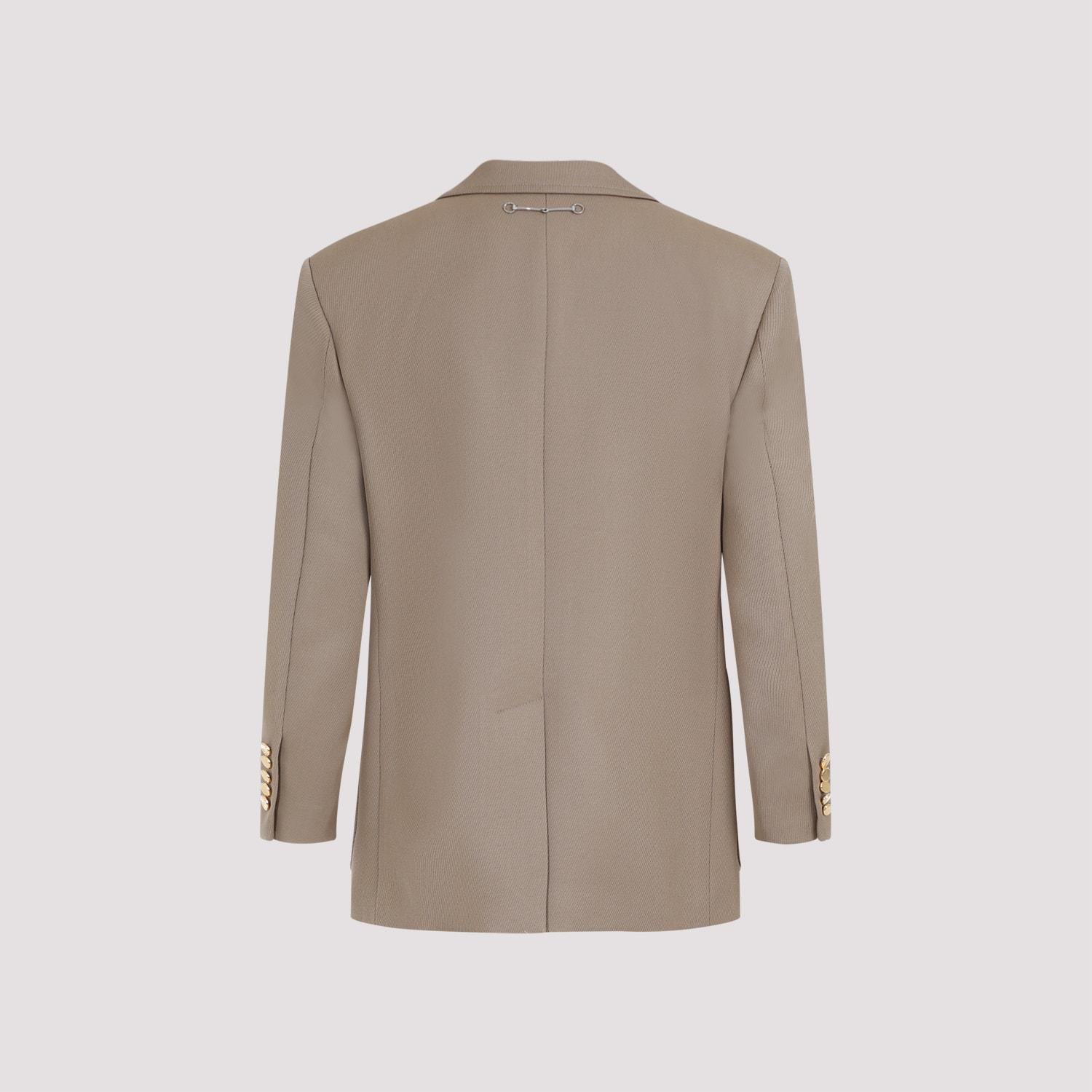 Wool Jacket In Brown Product Image