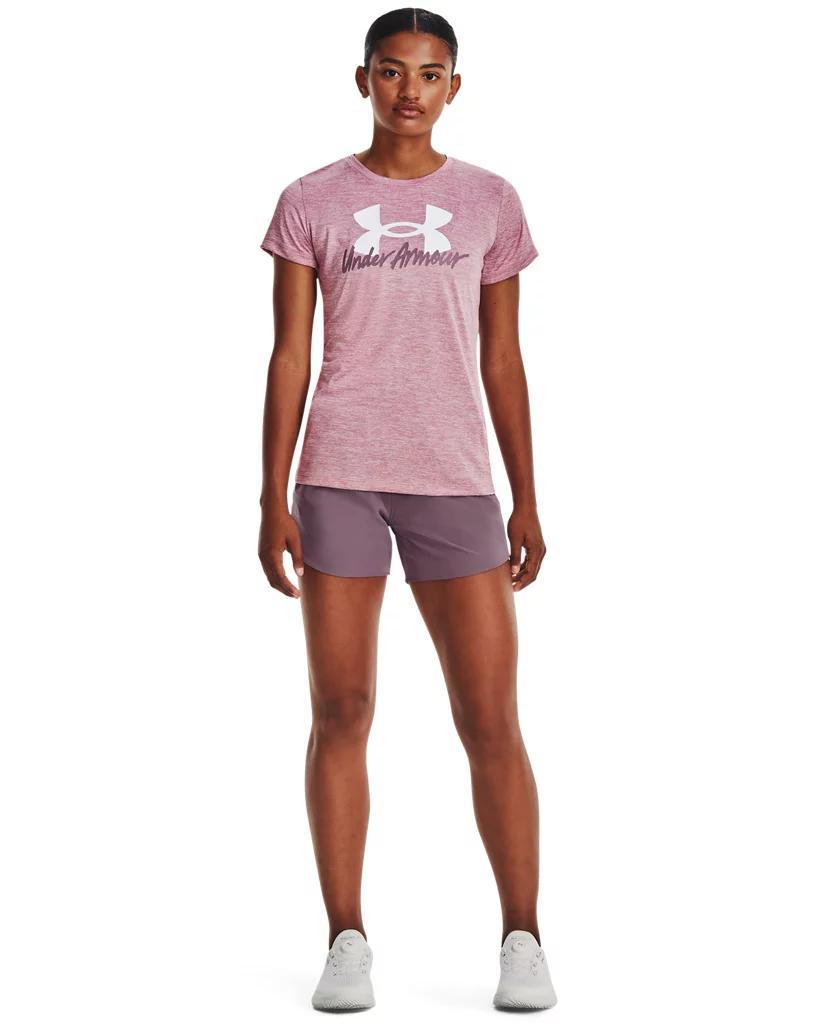 Women's UA Tech™ Twist Graphic Short Sleeve Product Image