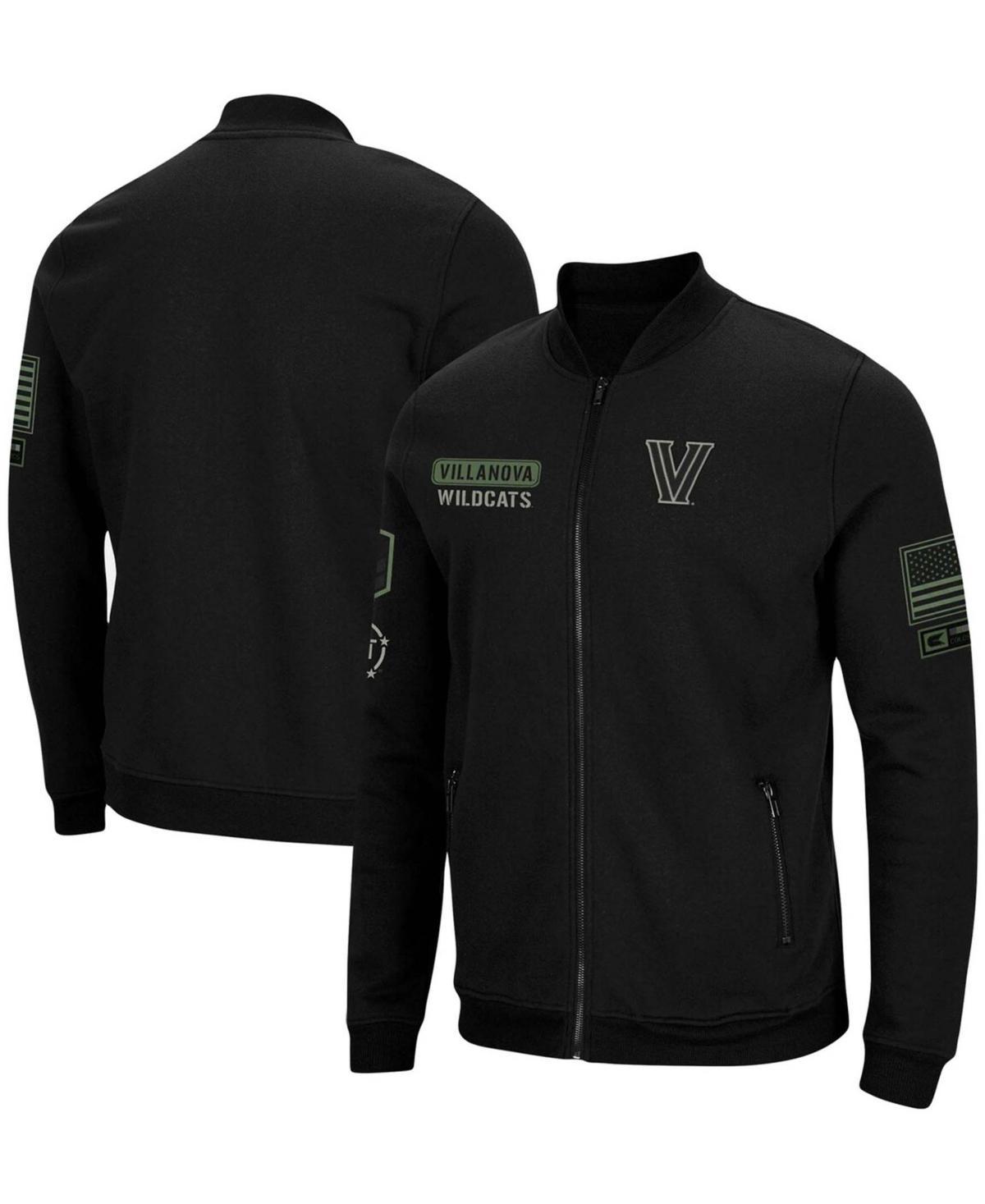 Mens Black Villanova Wildcats Oht Military-Inspired Appreciation High-Speed Bomber Full-Zip Jacket Product Image