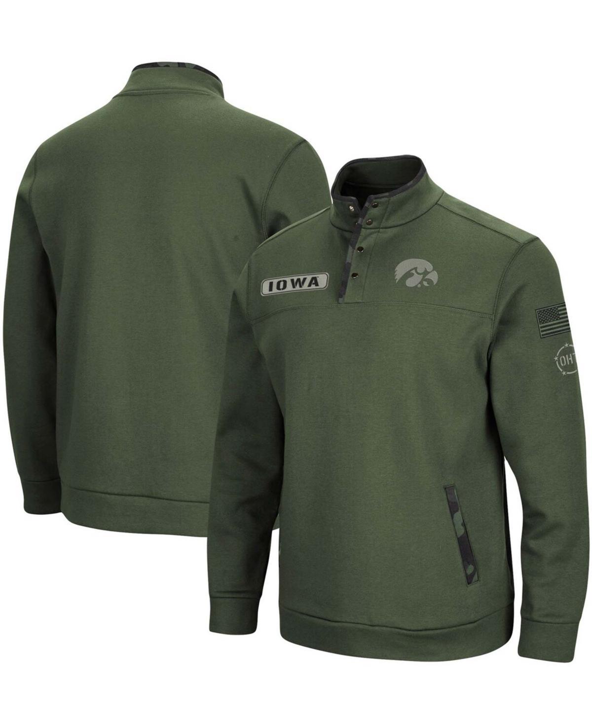 Mens Olive Alabama Crimson Tide Oht Military-Inspired Appreciation Digit Quarter-Snap Jacket Product Image