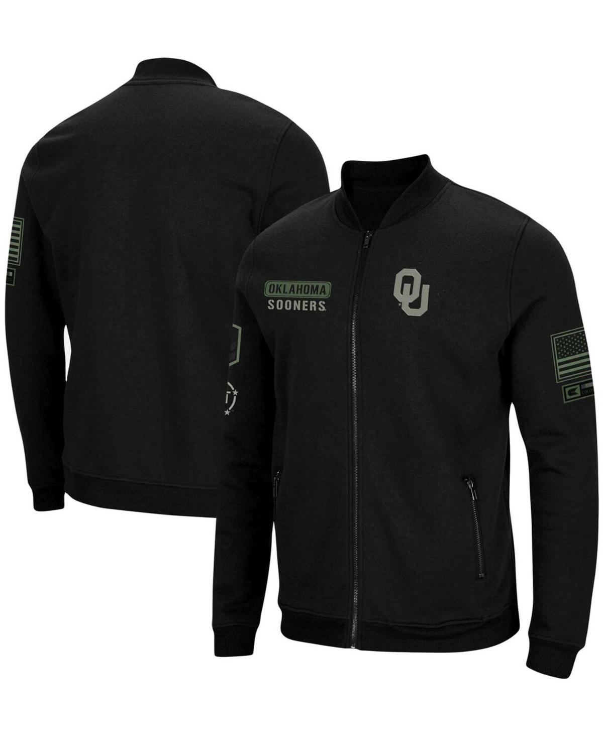 Mens Black Oklahoma Sooners Oht Military-Inspired Appreciation High-Speed Bomber Full-Zip Jacket Product Image