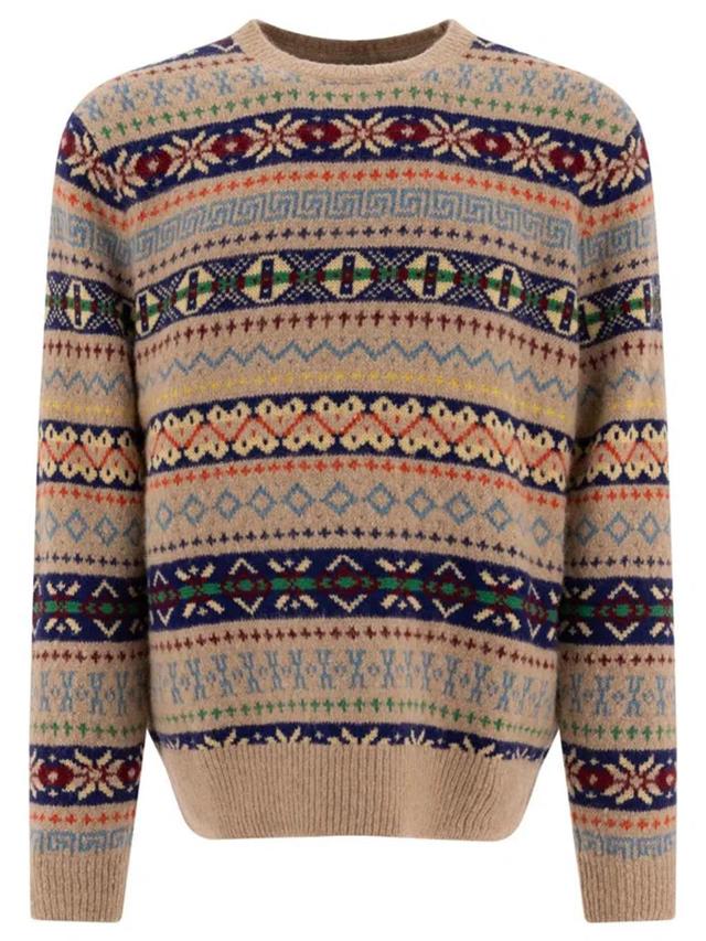 POLO RALPH LAUREN Fair Isle Knitwear In Beige Product Image