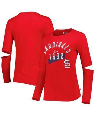 Womens Touch Red St. Louis Cardinals Formation Long Sleeve T-shirt Product Image