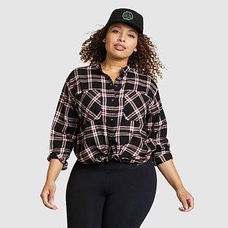 Women's Fremont Flannel Collarless Tunic Product Image