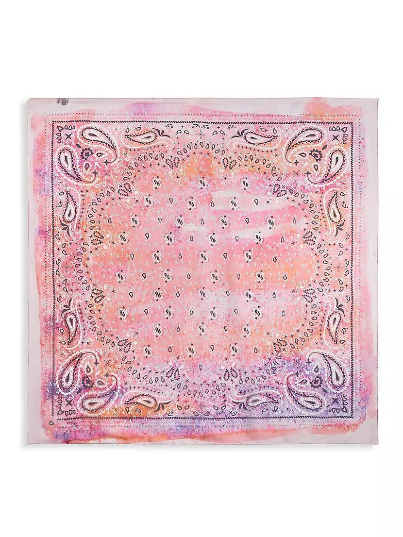 The Mistral Paisley Silk Scarf Product Image