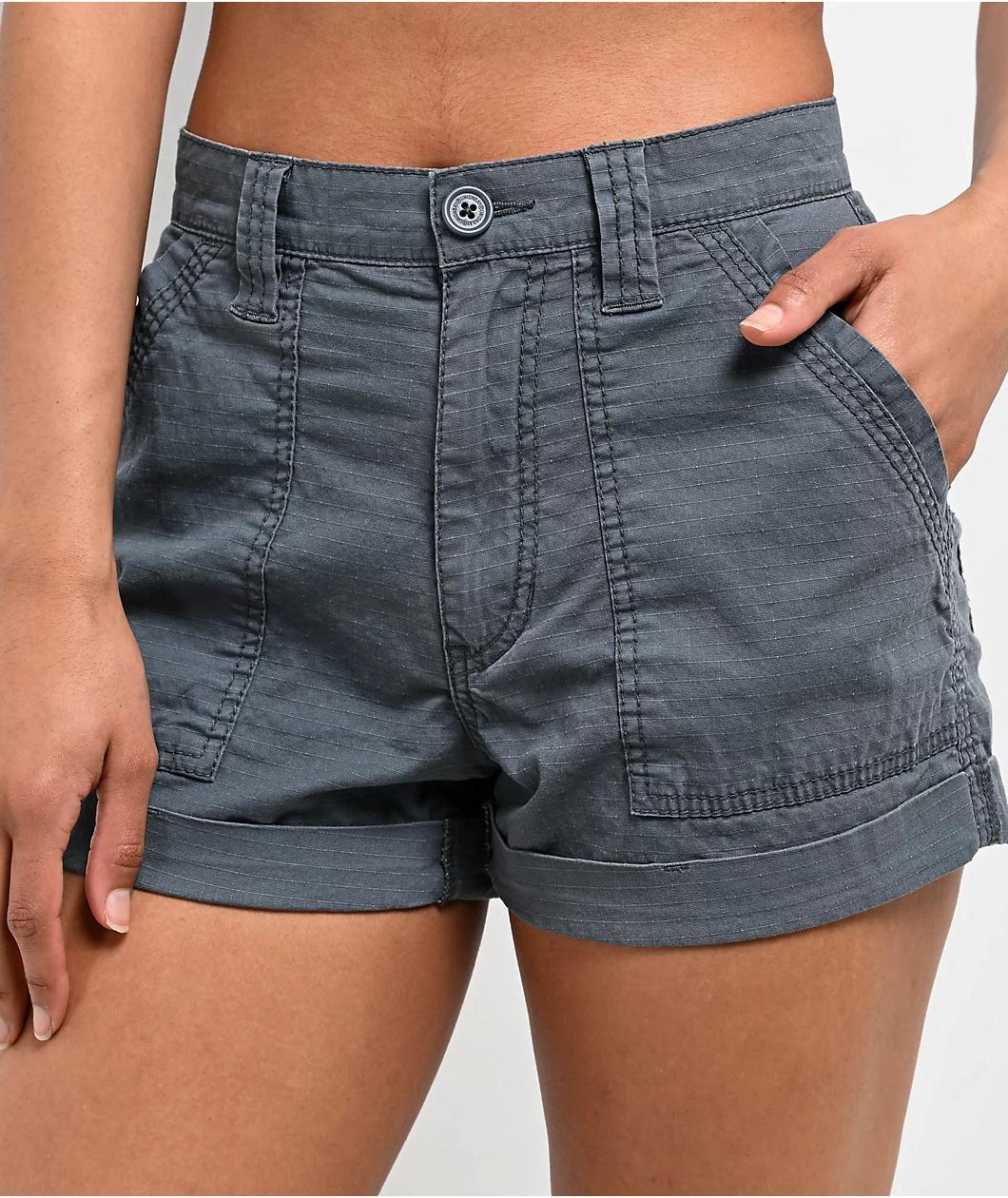 UnionBay Agnes Grey Carpenter Shorts Product Image