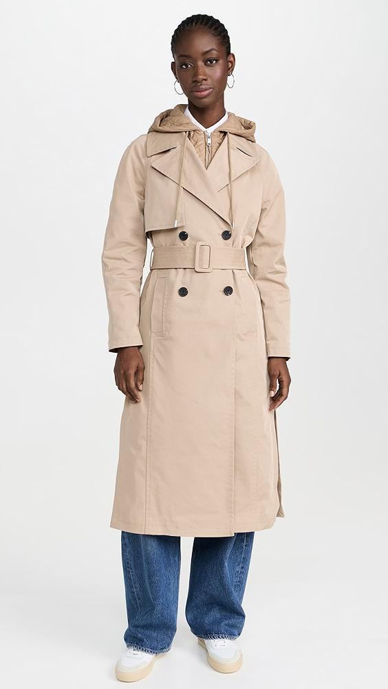 Avec Les Filles Belted Trench Coast | Shopbop Product Image