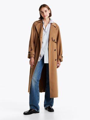 Wool-Blend Oversized Trench Coat product image