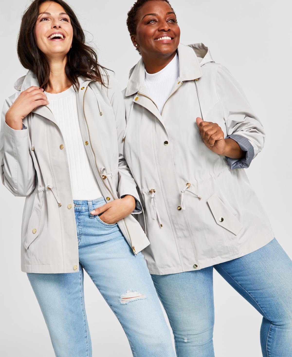 Women's Hooded Anorak, PP-4X, Created for Macy's Product Image