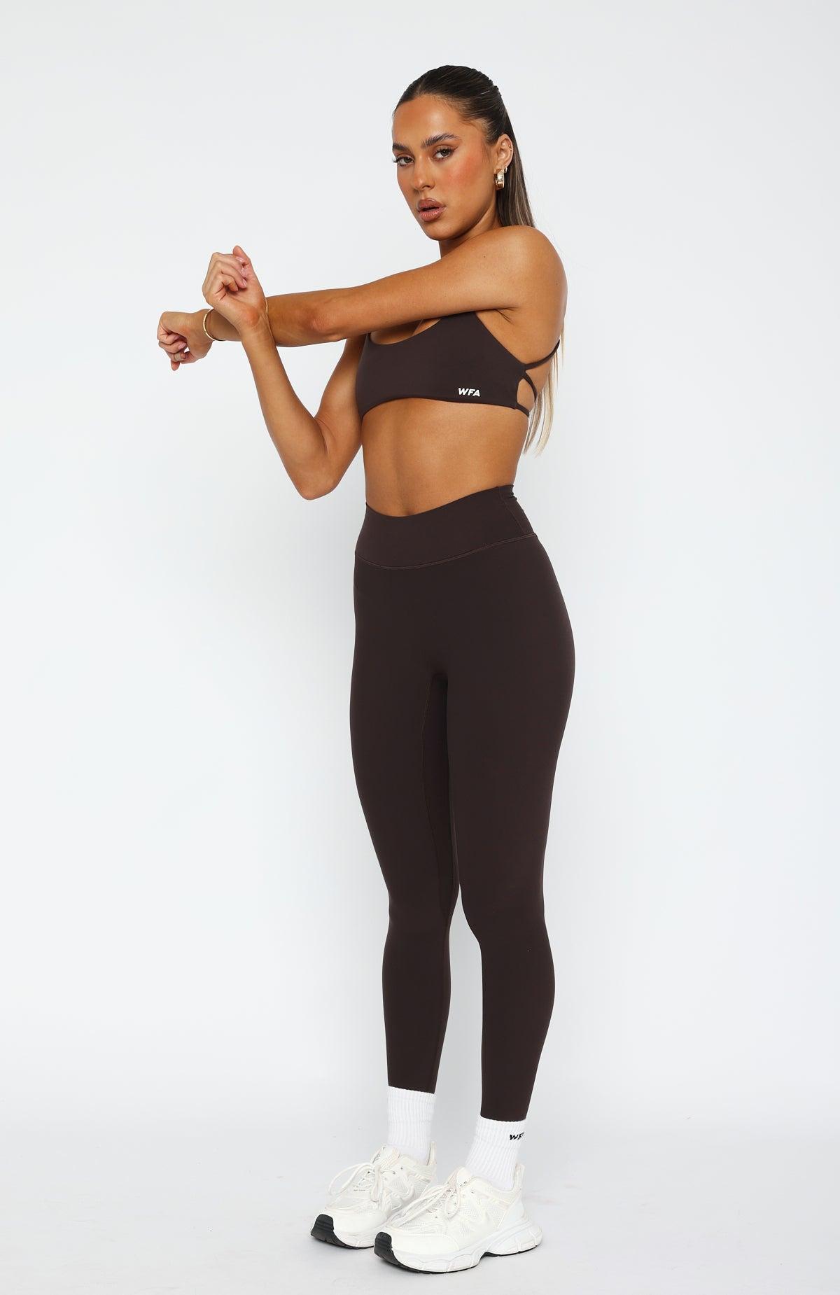 Intensity Scrunch Leggings Espresso Product Image