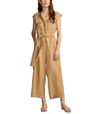 Lucky Brand Womens Modern Utility Linen Jumpsuit Product Image