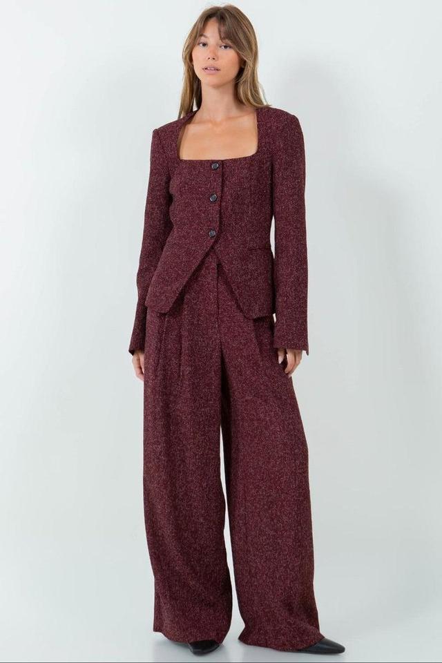 Tweed Pants Set Product Image