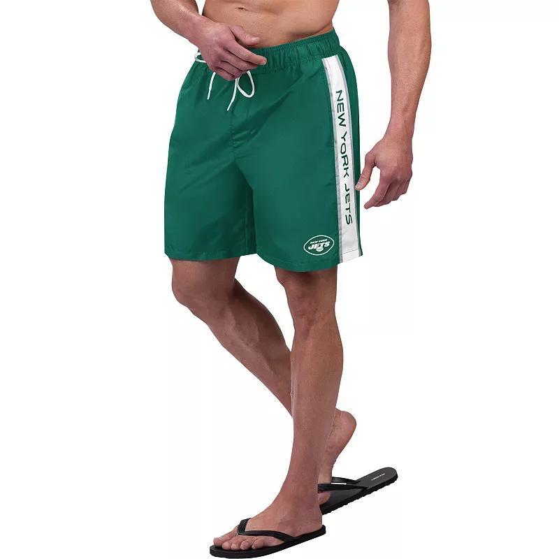 Mens G-III Sports by Carl Banks New York Jets Streamline Volley Swim Shorts Product Image