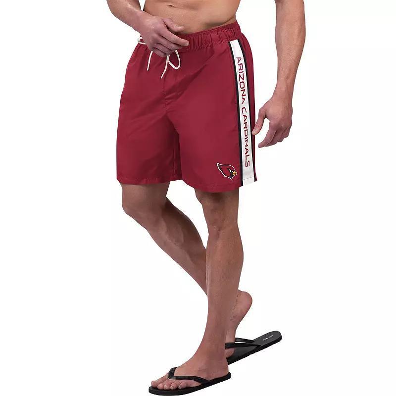 Mens G-III Sports by Carl Banks Cardinal Arizona Cardinals Streamline Volley Swim Shorts Product Image