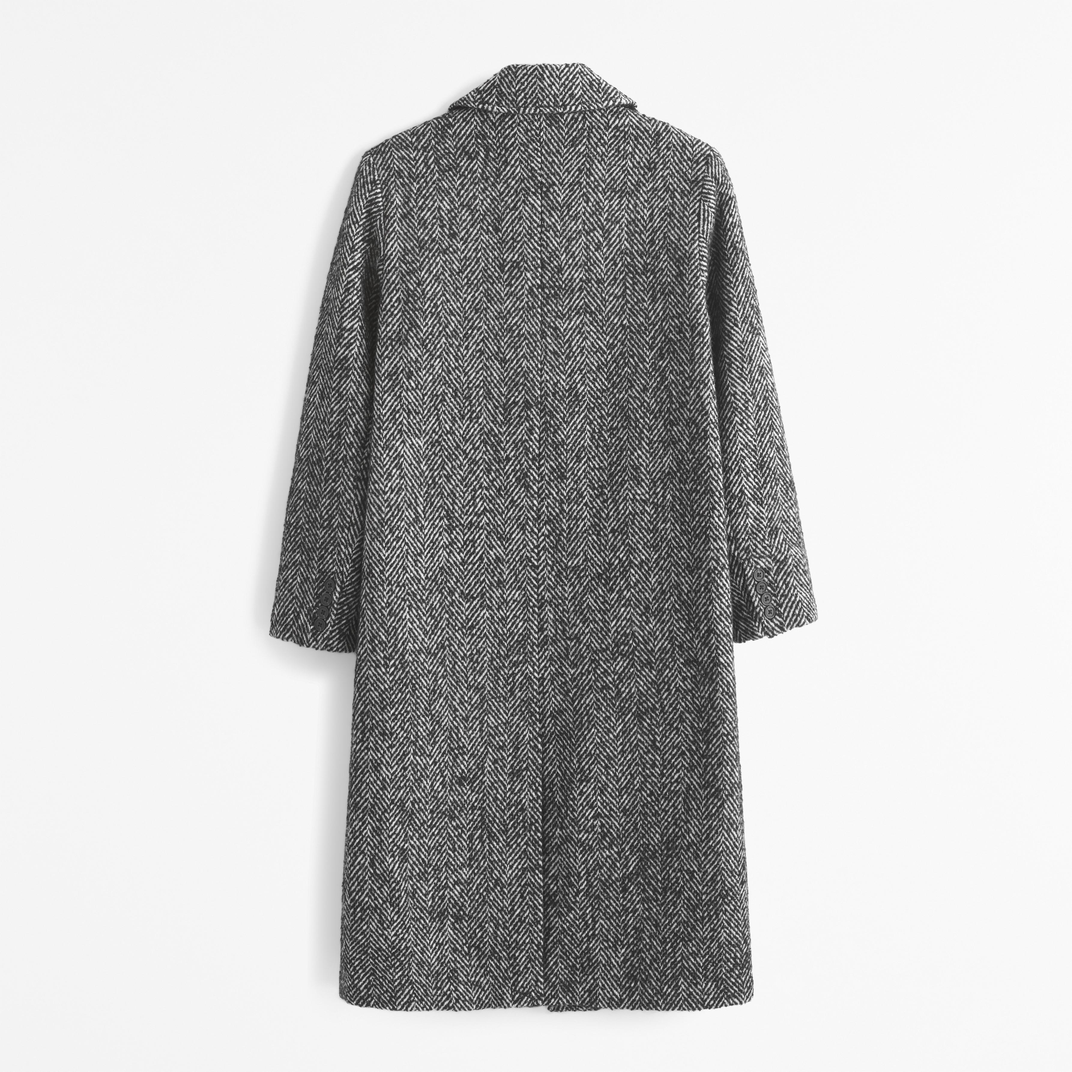 Wool-Blend Tailored Topcoat Product Image