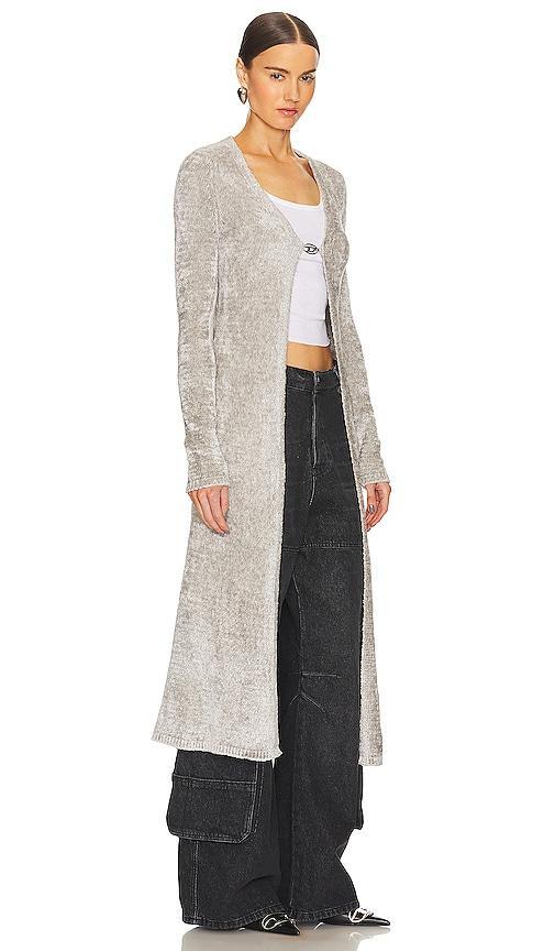 Diesel Long Cardigan in Grey - Grey. Size L (also in M, XL, XS). Product Image