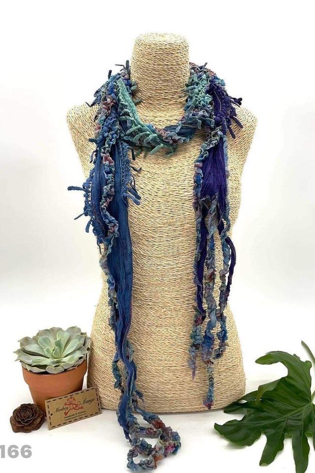 Ombre Fringe Scarf Female Product Image