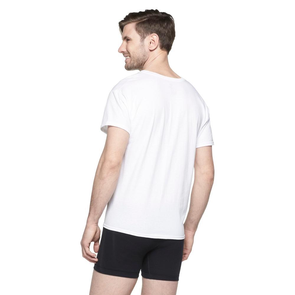 Hanes Mens 6pk V-Neck T-Shirt - White Product Image