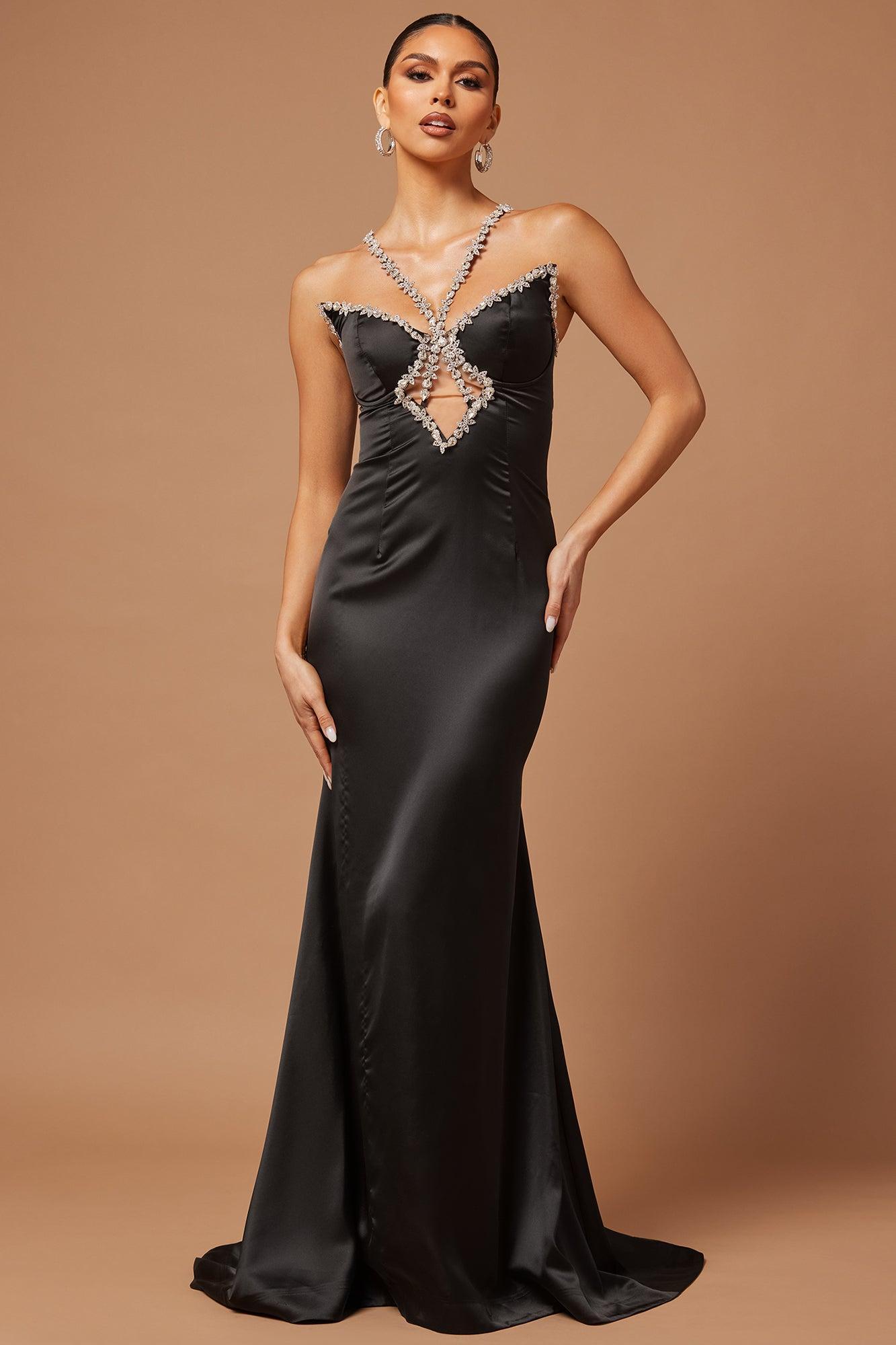 Angela Halter Gown - Black Product Image