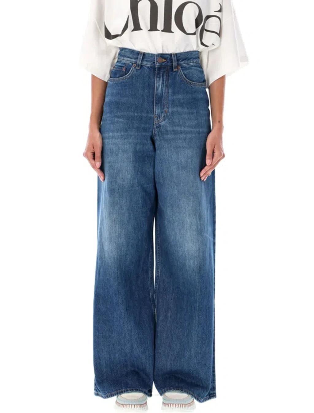 CHLOÉ High Waist Denim In Nightblue product image