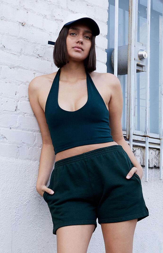 John Galt Womens Green Alexis Halter Top Product Image