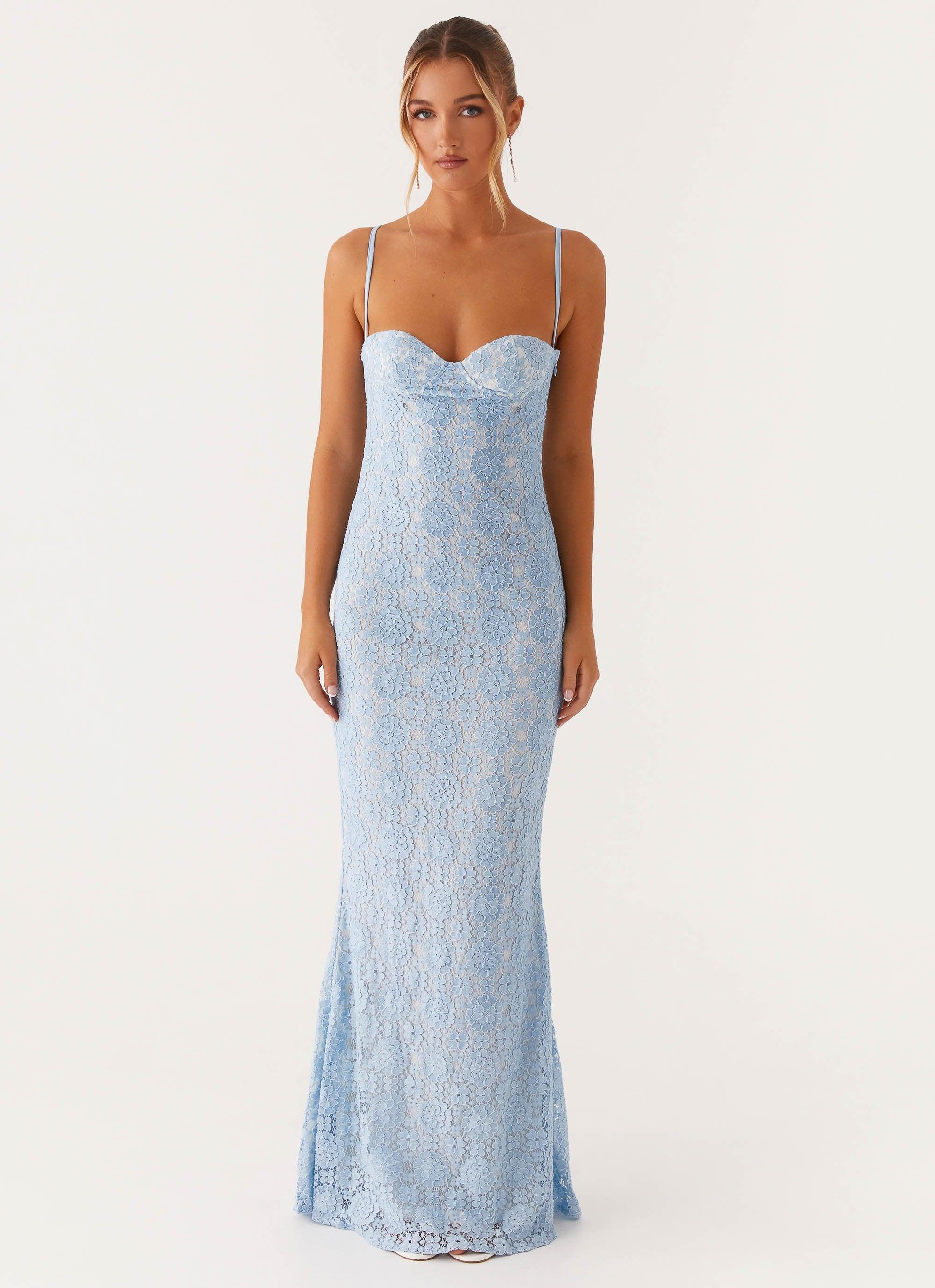 Sonia Maxi Dress - Blue Product Image