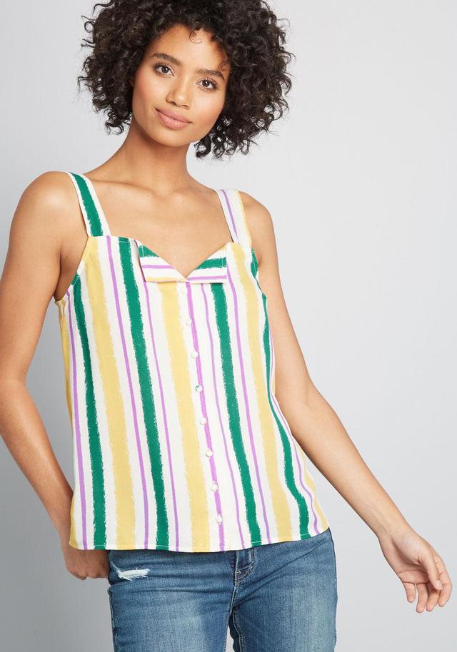 One Affogato Button-Up Tank Top Product Image