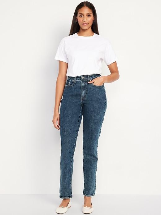 Curvy High-Waisted OG Straight Ankle Jeans product image