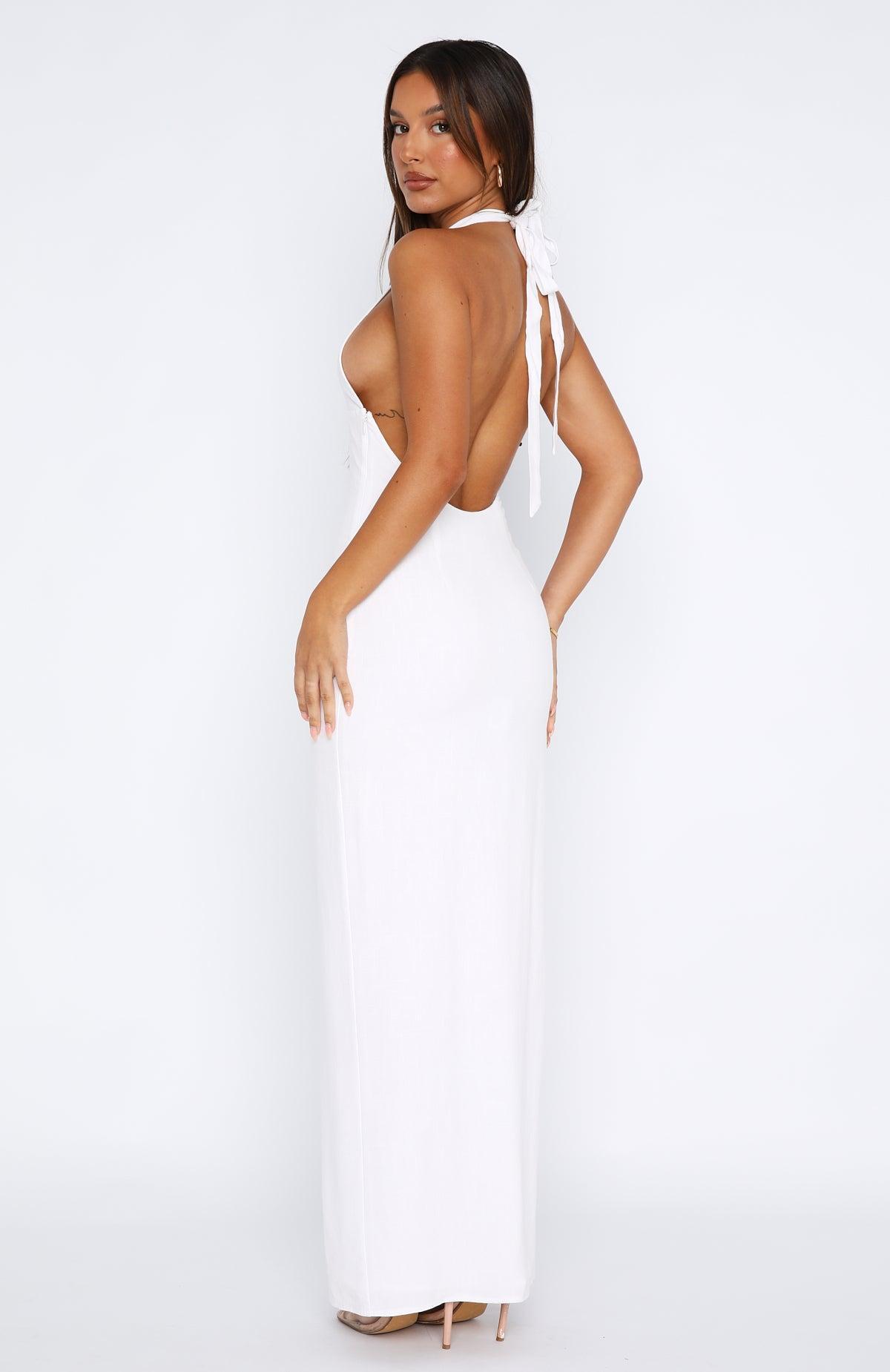 Sun Kissed Glow Maxi Dress White Product Image