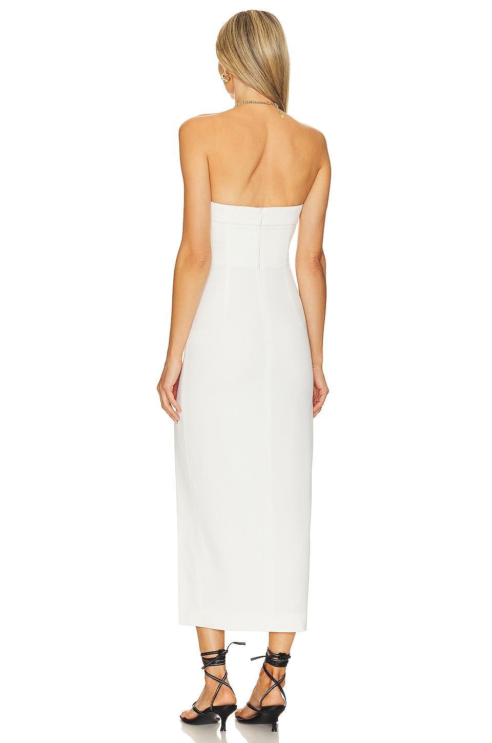 Adiba Strapless Round Edge Midi Dress NICHOLAS Product Image