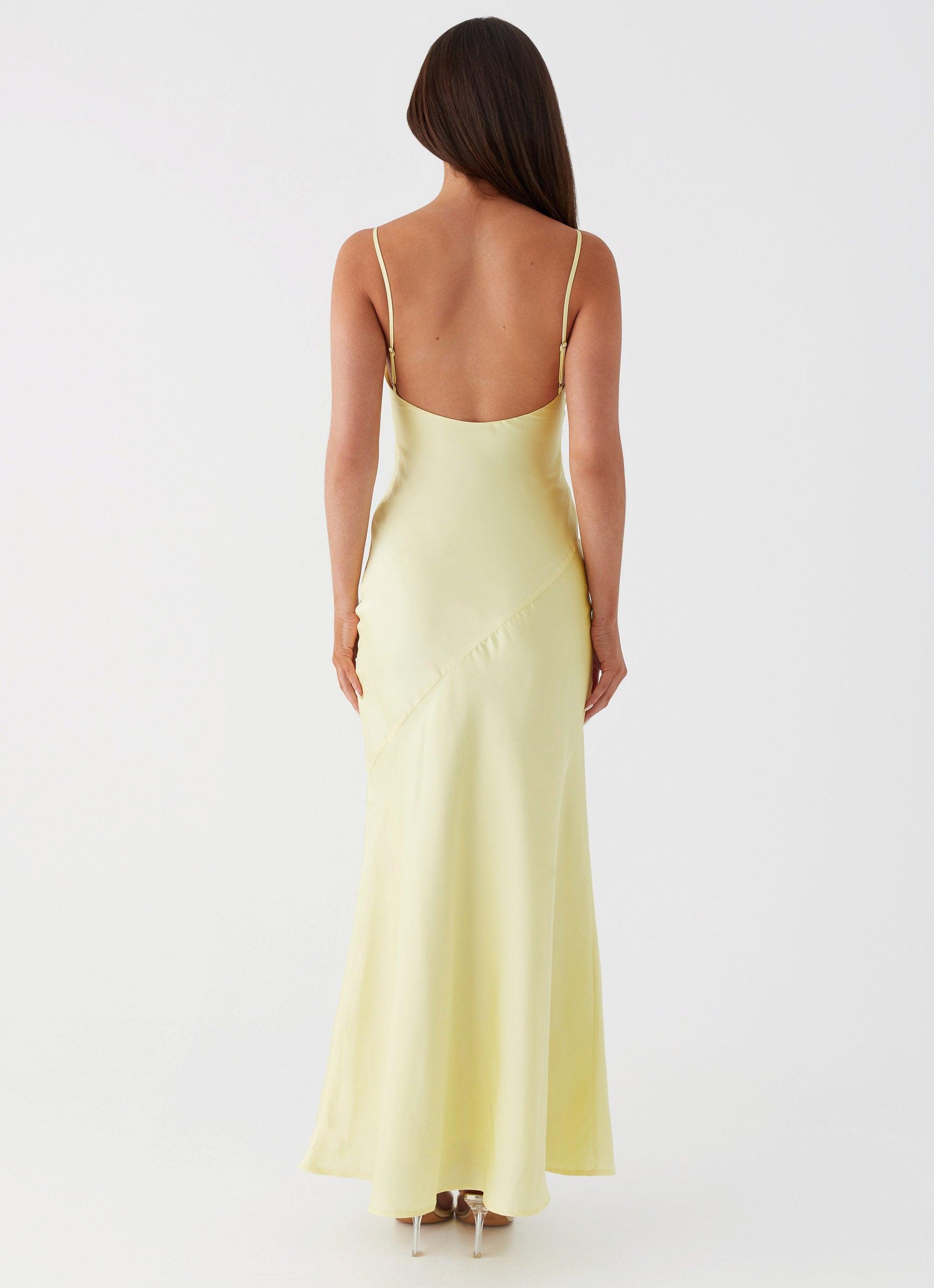 Garden Of Eden Maxi Dress - Yellow Product Image