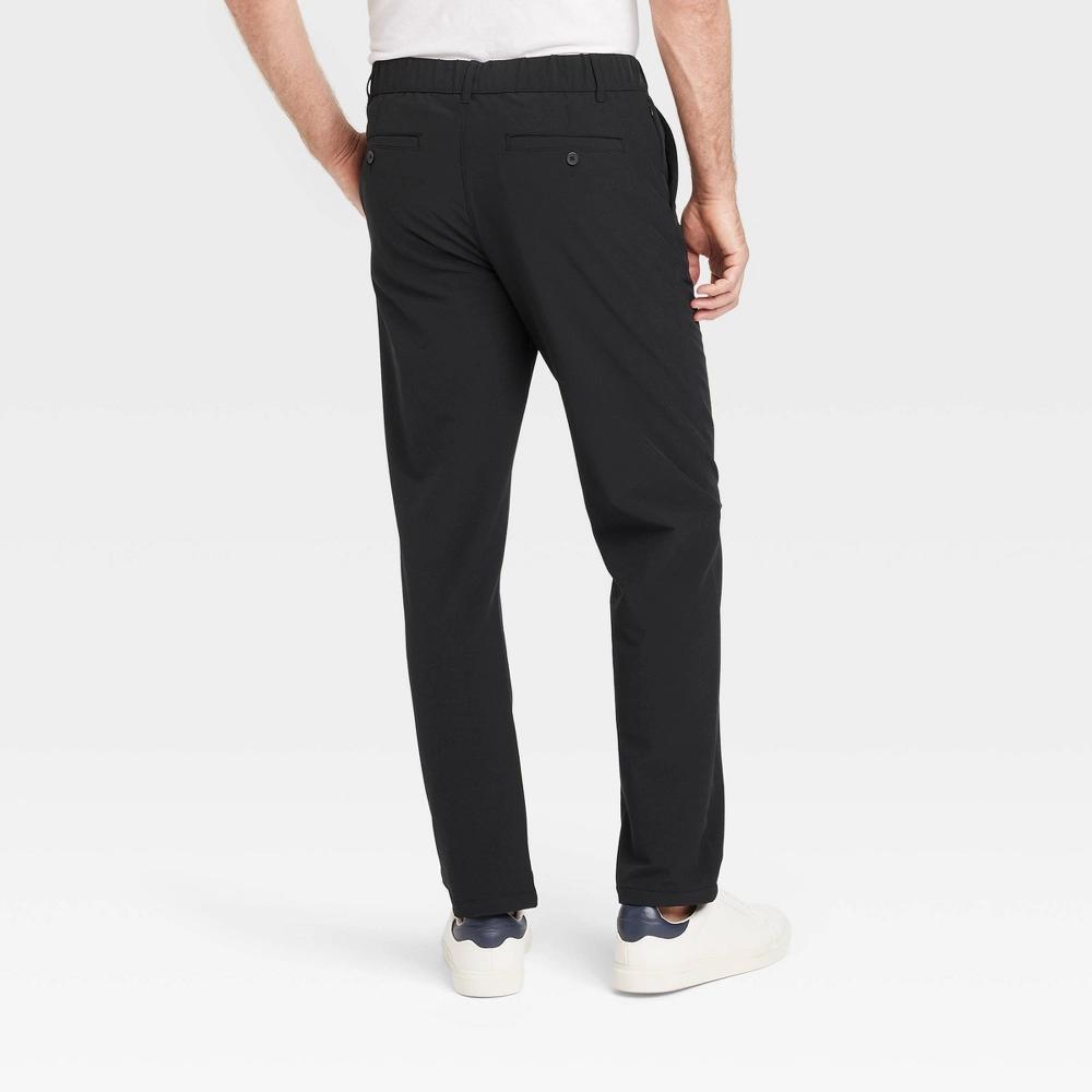 Men's Relaxed Travel Trousers - Goodfellow & Co™ Black XS Product Image