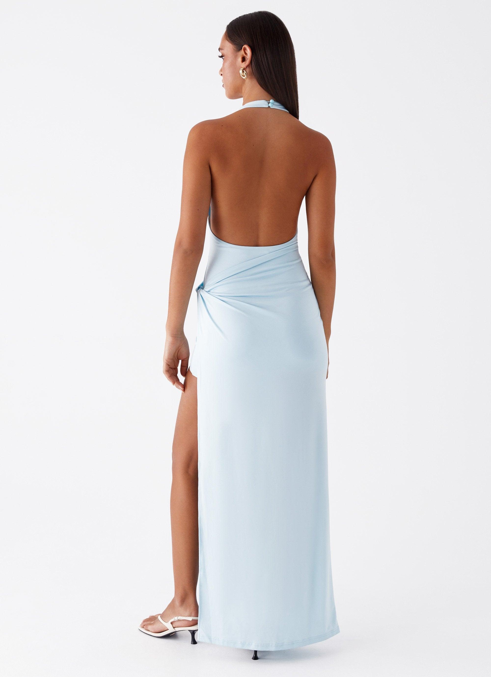 Oceana Maxi Dress - Blue Product Image