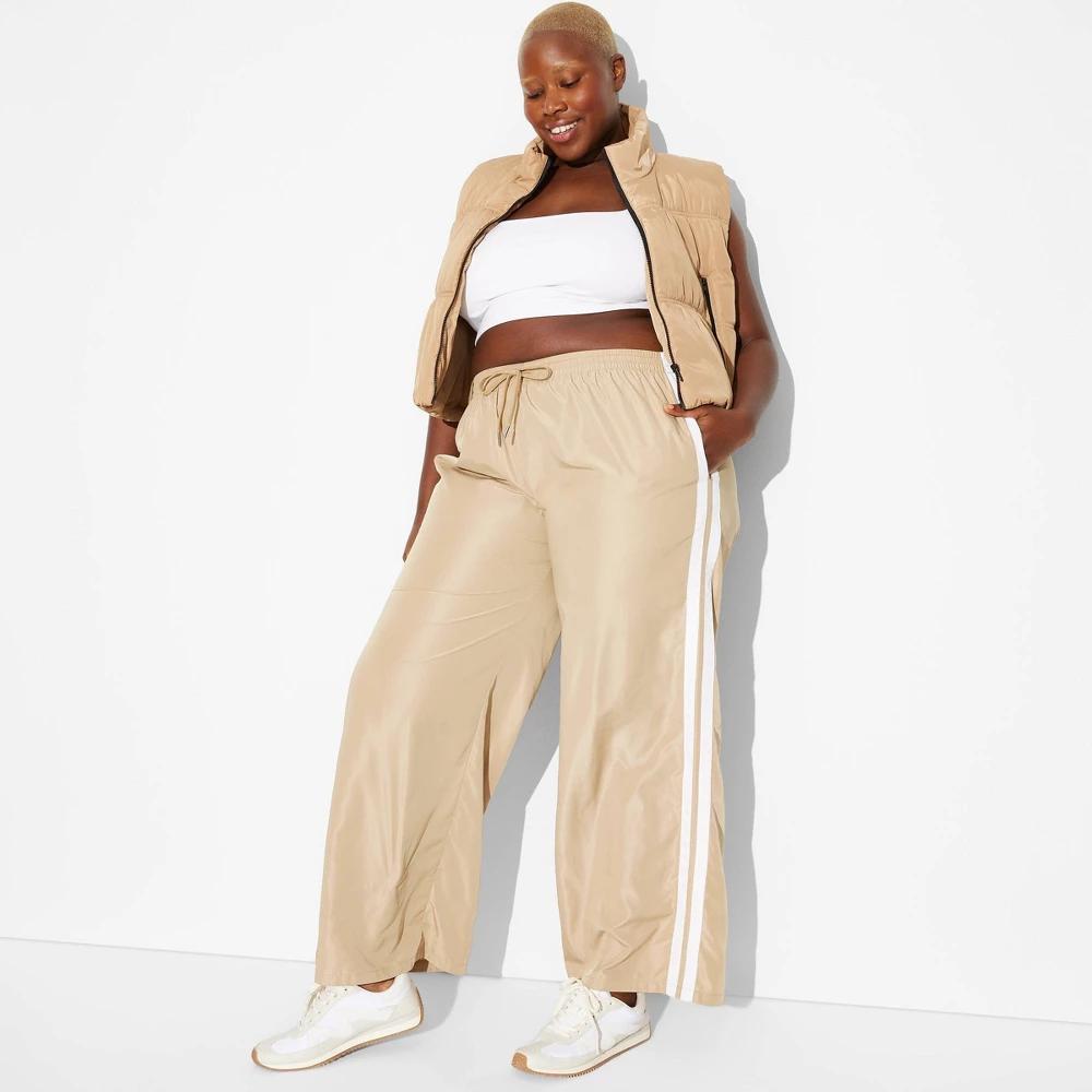 Womens Game Day High-Rise Track Pants - Wild Fable Gold 4X Product Image