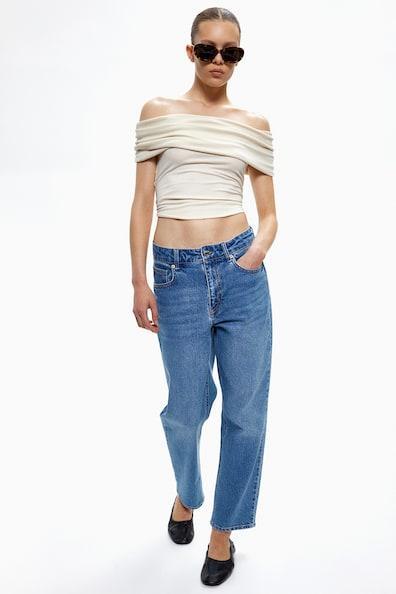 Slim Straight High Ankle Jeans product image