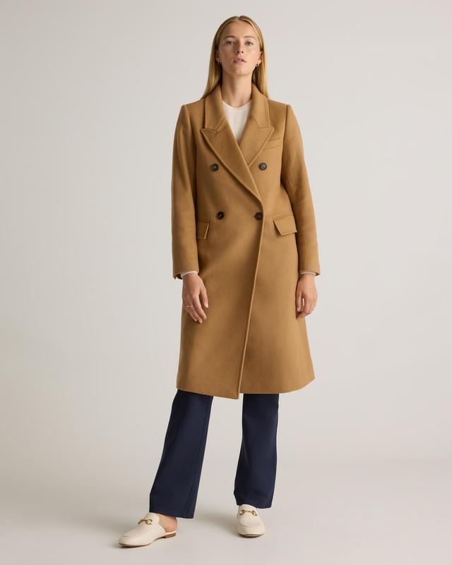 Italian Wool Double-Breasted Coat Product Image