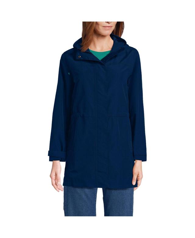 Petite Lands End Squall Hooded Waterproof Raincoat, Womens Product Image