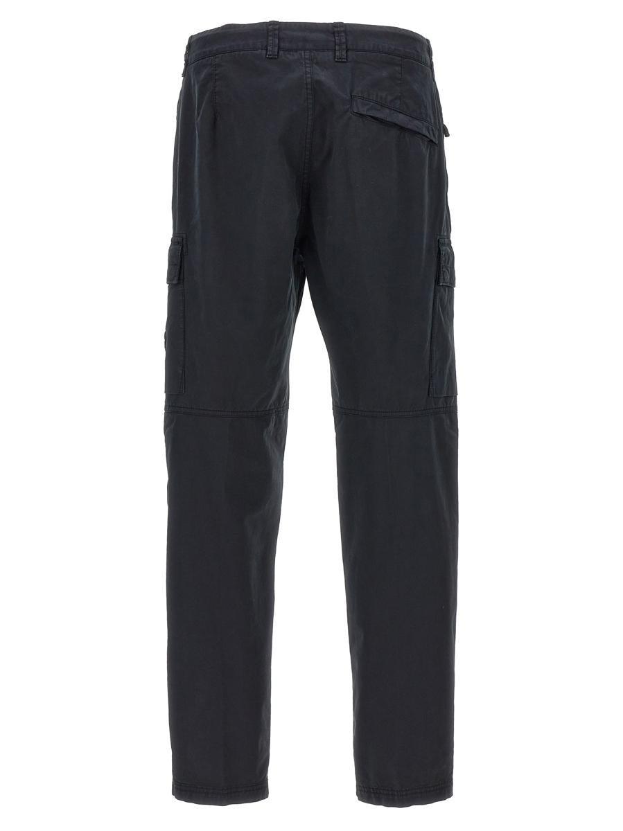 STONE ISLAND Cargo Twill Stretch-tc Pants In Blue Product Image