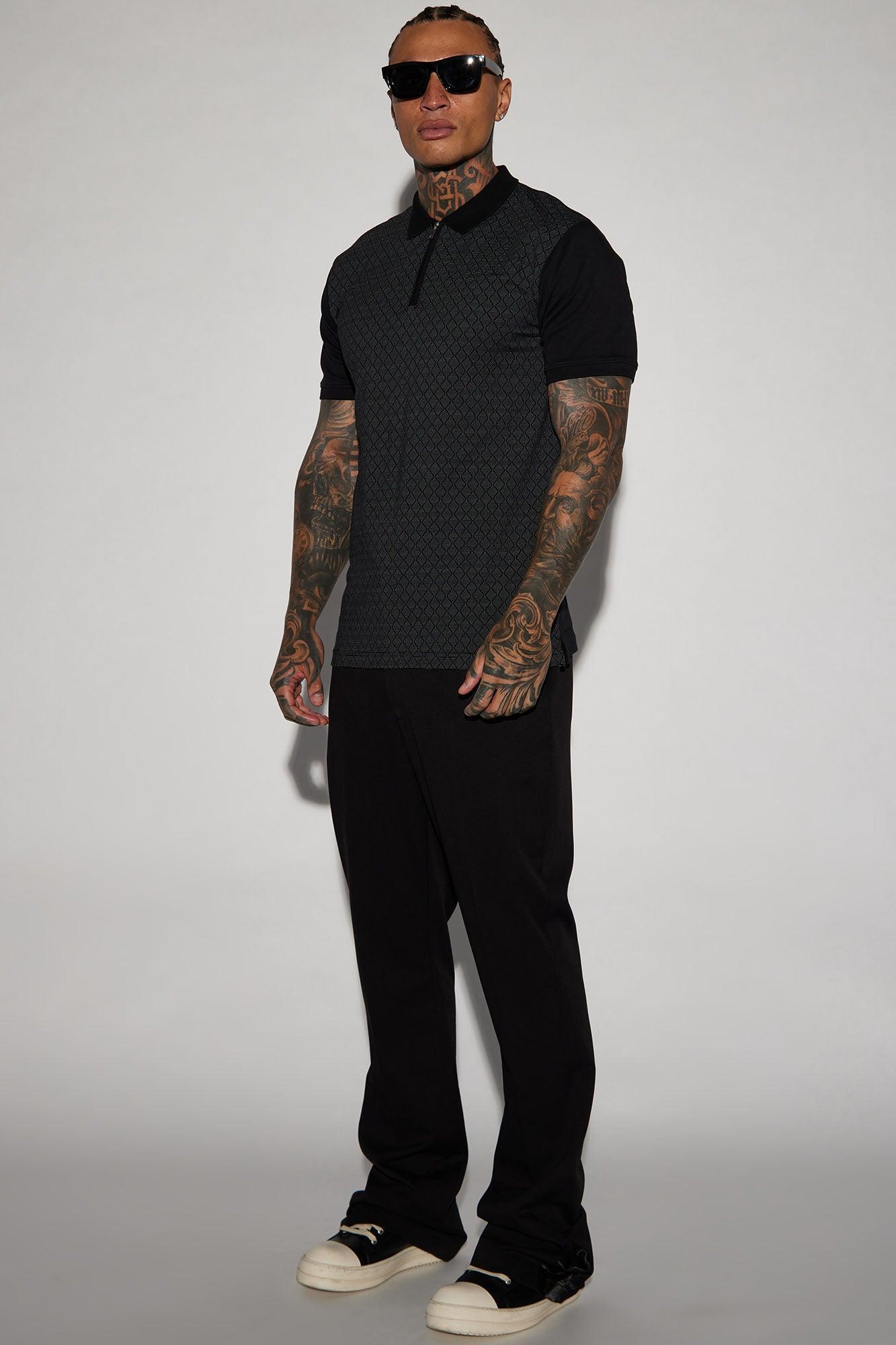 Bogey Short Sleeve Polo - Black Product Image